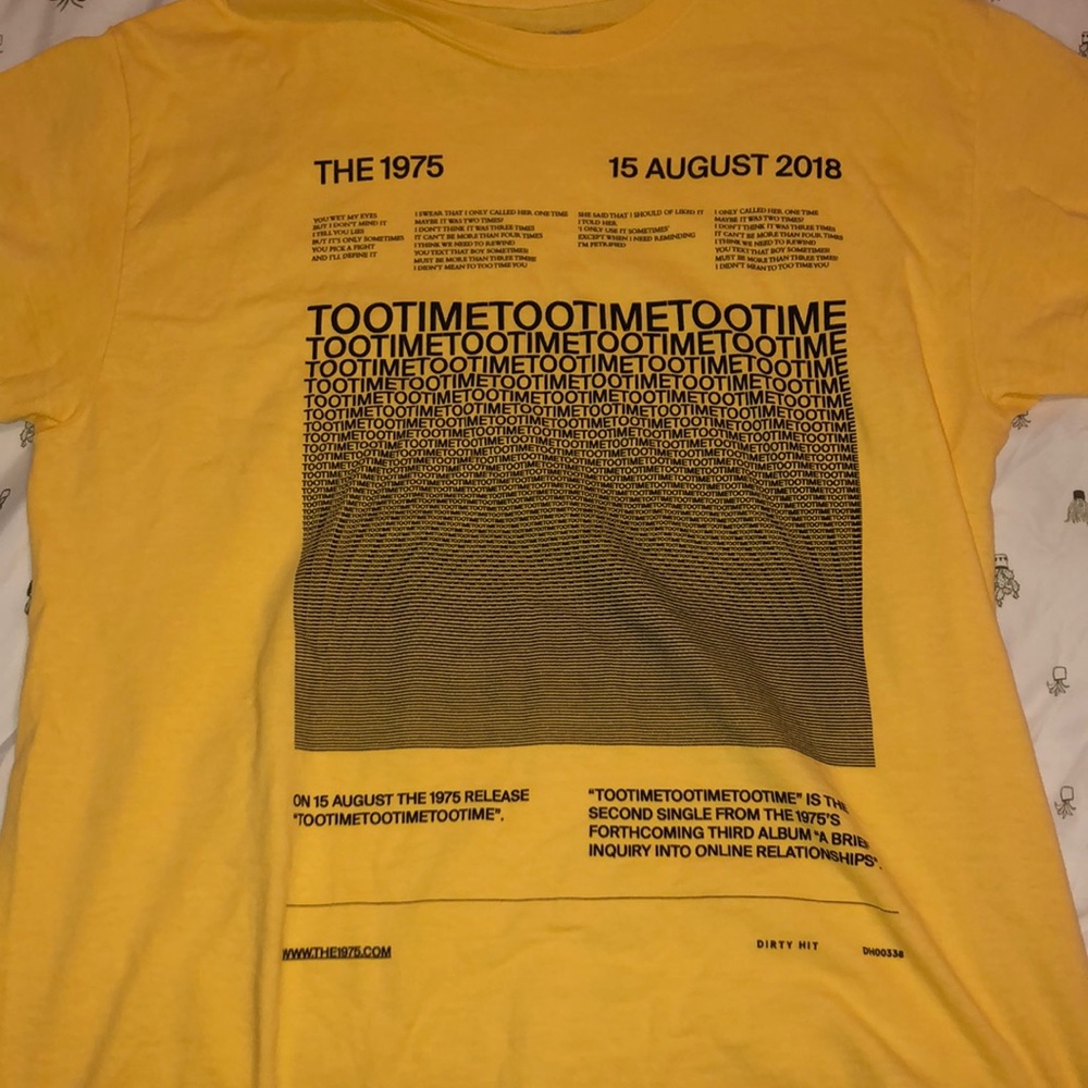 the 1975 T-shirt